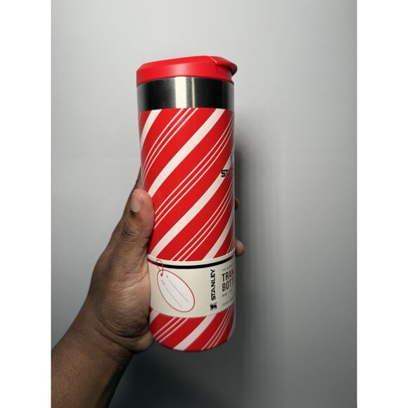 Stanley X Target Limited Edition 16oz Candy Cane Twist Aerolight Transit Bottle - Picture 3 of 7